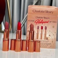 ราคา Charlotte Tilbury ICONIC HOLLYWOOD Lipstick Trio 3x1 5g เซ็ตลิปสติกสีสุดฮิตของแบรนด์ (16593461206)