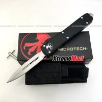 ราคา มีดสปริงขนาดกลาง Microtech New Ultratech คม2ด้าน ใบเงิน Combat Troodon 00556 D E Automatic Knife (21723791965)