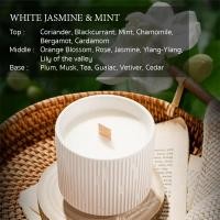 ราคา เทียนหอมไขถั่วเหลือง กลิ่นหอมสไตล์ยุโรป แก้วเซรามิค scented candle aromat essential oil (11054246043)