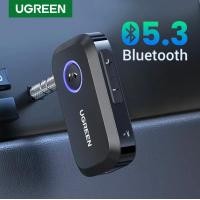 ราคา UGREEN Bluetooth Car Receiver Adapter 3 5mm AUX Jacks for Car Speakers Bluetooth 5 3 90748 (17163306174)