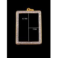 ราคา กรอบพระ กรอบสมเด็จ งานรีดพับหลังล้อมเพชร งานทองอิตาลี (22280762314)