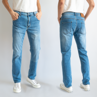 ราคา Mens jeans กางเกงยีนส์ผู้ชาย ยีนส์ผ้ายืด หลายสี กางเกงยีนส์ทรกระบอก ผ้ายีนส์คุณภาพพรีเมื่ยม ผ้าจากญี่ปุ่น ผ้านุ่มมาก ไม่หด go up 747501 (21339341171)