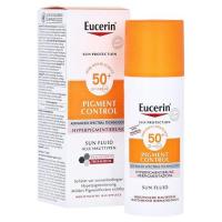 ราคา Eucerin Pigment Control Sun Fluid SPF50 50ml ชื่อไทย EUCERIN SUN SERUM DOUBLE WHITENING (11301414952)