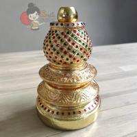 ราคา ขาตั้งตาลปัตร ขาตั้งพัดยศ ฐานเสียบตาปัตรทรงน้ำเต้า ที่เสียบตาลปัตร (24276492801)