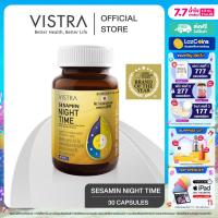 ราคา VISTRA SESAMIN NIGHT TIME SESAMIN EXTRACT FROM NATURAL BOT 30CAPS วิสทร้า เซซามิน ไนท์ ไทม์ ผลิตภัณฑ์เสริมอาหารสารสกัดเซซามินจากงาธรรมชาติ ขวด 30 เม็ด (24372913531)