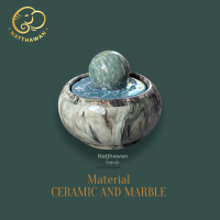 ราคา น้ำพุ หินกลิ้งและน้ำล้น หินอ่อนแท้ สไตล์มินิมอล สามารถเลือกแบบได้ (23611918243)