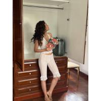 ราคา Vynn Tillie Capri Pants กางเกงเอวต่ำขายาว 5 ส่วน สีดำ เพิ่ม 1 ไซซ์นะคะ (24346235171)