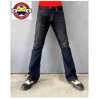 ราคา Justinกางเกงยีนส์ขาม้าผ้าฟอกเป้าซิป (18905409260)