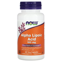 ราคา ลอตผลิตใหม่ Exp 09 2028 NOW Foods Alpha Lipoic Acid 100 600 mg (22254824829)