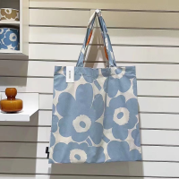 ราคา New ของแท้ 100 กระเป๋า marimekko Tote Bag กระเป๋าผ้าใบ กระเป๋าสะพายข้าง (23999191025)