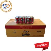 ราคา ปลากระป๋อง วินเชฟ 1 ลัง จำนวน 100 กระป๋อง น้ำหนักสุทธิ 155 กรัม น้ำหนักเนื้อ 93 กรัม ต่อกระป๋อง (22595041554)