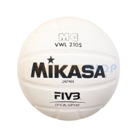 ราคา ของแท้ 100 วอลเลย์บอล Mikasa VWL210S ลูกวอลเลย์บอล Size 5 หนังอัด หนังสังเคราะห์ High Grade Synthetic Leather สีขาว มี มอก (23225508706)
