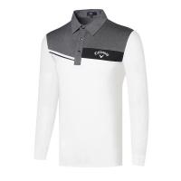 ราคา เสื้อกอล์ฟฤดูใบไม้ร่วงเสื้อผ้าแขนยาวคอปกเสื้อยืดเสื้อโปโลกีฬาแห้งเร็วระบายอากาศดีเจอร์ซี่สำหรับผู้ชาย (22974427766)