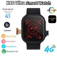 ราคา 4G Smart Watch Support Sim Card LTE K4G Ultra 2 03 HD Smart Watch Ultral 10 With Camera Men Women Smartwatch Waterproof Sport Fitness SmartWatch (24481852802)
