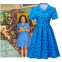 ราคา เด็ก Matilda คอสเพลย์เครื่องแต่งกายหญิงชุด Roald Dahl Matilda ดนตรี Fantasia เด็กฮาโลวีน Carnival เสื้อผ้าสำหรับปลอมตัว (22898358621)