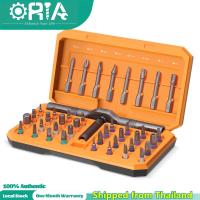 ราคา ORIA ชุดไขควงเฟืองชุดไขควงที่แม่นยำ42 In 1ชุดกดสิวซ่อมบ้าน6 35มม พร้อมด้ามจับเฟืองล้อตัวทีแบบถอดได้สำหรับเฟอร์นิเจอร์จักรยานคอมพิวเตอร์อิเล็กทรอนิกส์ (21695532297)