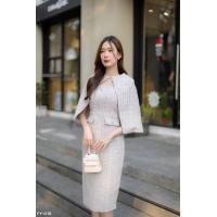 ราคา ป้าย Fairy angel เซท 2 ชิ้นเดรสสายเดี่ยว มาพร้อมเสื้อคลุม ผ้าทวิตสวยๆ งานเรียบหรูดูแพงมากๆ (21348476691)