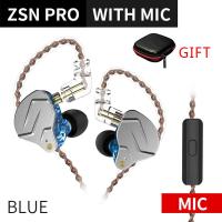 ราคา KZ ZSN Pro 1BA 1DD HYBRID HIFIโลหะหูฟังแบบIn earหูฟังเสียงเบสหูฟังสปอร์ตการตัดเสียงรบกวนไมโครโฟนสวมศีรษะหรือไมโครโฟนกรณีKZ Zst Pro zsx ZS10 PRO (3972162245)