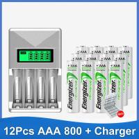 ราคา Energizer AA AAA NiMH แบตเตอรี่แบบชาร์จไฟได้ เครื่องชาร์จแบตเตอรี่อัจฉริยะจอแสดงผล LCD 4 ช่อง (22979727895)