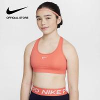 ราคา Nike Girls Dri FIT Swoosh Bra Sport Bra Magic Ember (23695296823)