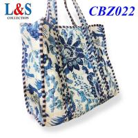 ราคา กระเป๋าสะพายผ้าคอตตอนแท้ ใบใหญ่ สไตล์วินเทจแบบคลาสสิกๆ (24538473733)