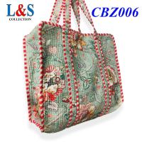 ราคา กระเป๋าสะพายผ้าคอตตอนแท้ ใบใหญ่ สไตล์วินเทจแบบคลาสสิกๆ (24538473717)