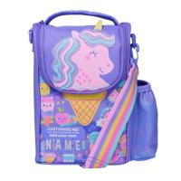 ราคา Smiggle Set ยูนิคอนไอติมม่วง กระเป่าเป้ ถุงดินสอ กล่องข้าว bento กระเป๋าตังค์ พร้อมส่งในไทย ของแท้ (23666471758)