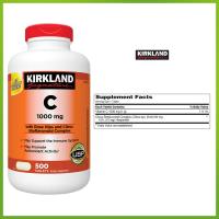 ราคา Exp 05 2028 Kirkland Signature Vitamin C 1000 mg 500 เม็ด (22031853562)