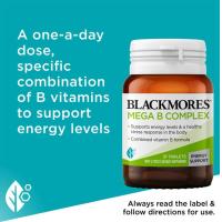 ราคา Blackmores Mega B Complex 31 Tablets (23251891717)