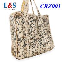 ราคา กระเป๋าสะพายผ้าคอตตอนแท้ ใบใหญ่ สไตล์วินเทจแบบคลาสสิกๆ (24538473712)