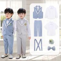 ราคา Lontakids ชุดสูทสำหรับเด็กผู้ชายชุดสูททักซิโด้สำหรับเดรสออกงานเด็กหนุ่มเด็กวัยหัดเดิน5ชิ้นหรือสีขาวเสื้อเชิ้ตชุดกล่องใส่แหวนงานแต่งงาน (23439956354)