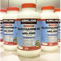 ราคา Exp 11 2027 Kirkland Glucosamine 1500mg MSM 1500 mg 375 เม็ด (21305982117)