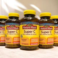 ราคา Exp 08 2026 Nature Made Super C Vitamin D3 Zinc 200 เม็ด (21318081308)