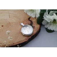 ราคา Silver thai Jewelry จี้ล็อกเก็ตเงินแท้925 รูปวงกลมลายดอกไม้ 925 sterling silver locket pendant circle shape flower pattern (21400208016)
