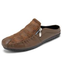 ราคา รองเท้ารองเท้าสลิปออนลำลองรองเท้าส้นเตี้ยของผู้ชายผู้ชายตัดต่ำรองเท้าหนังนิ่มหนัง PU สไตล์อังกฤษโลฟเฟอร์ (20792281055)