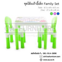 ราคา ส่งด่วน ถูก ของแท้ OA Furniture ชุดโต๊ะ เก้าอี้เด็ก KID CHAIR FAMILY SET โต๊ะทำการบ้าน โต๊ะเขียนหนังสือ โต๊ะเด็ก (3544306866)