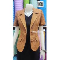 ราคา เสื้อสูทร ผ้าฝ้ายลายกาบบัว อัดกาว สีไม่ตก (23829531286)