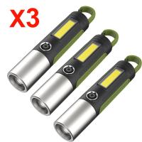 ราคา Jerry jk ไฟฉาย LED ชาร์จ USB ขนาดเล็กชาร์ตไฟได้ไฟฉาย LED COB XPE ไฟฉายไฟฉายเอบีเอสโฟกัสแบบพกพาตะเกียงตั้งแคมป์ซูมได้พร้อมคลิปหนีบปากกา (24480000244)