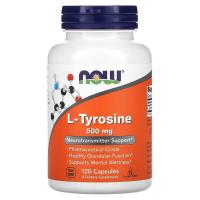 ราคา now Foods L Tyrosine 500 mg Neurotransmitter Support 120 Capsules (9773911835)