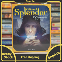 ราคา บอร์ดเกม Splendor Cities of Splendor Board Game Laminating Film Cards Version Board Game (992886837)