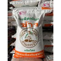 ราคา เมล็ดพันธุ์ข้าวจ้าว กข 61 กรมการข้าว ชั้น ขยาย น้ำหนัก 25 กก (23307484969)