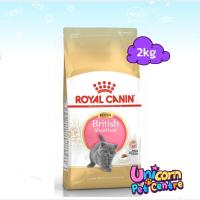 ราคา Royal Canin Kitten British Shorthair 2kg Exp 2025 Adult British Shorthair Exp 01 25 โรยัลคานิน อาหารแมวโต ลูกแมว บริติช ถุง 2 กก (17437843414)