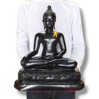 ราคา พระสิงห์1 พุทธสิหิงค์ พระพุทธรูปศิลปะเชียงแสน หน้าตัก9นิ้ว องค์ใหญ่มาก งานเรซิ่นสีนิลดำ (19759156268)