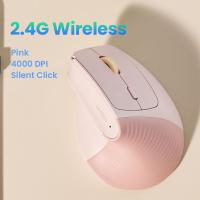 ราคา UGREEN 2 4G Bluetooth Wireless Vertical Mouse 4000DPI Ergonomic for Small Hand for Laptop PC Windows Mac OS Model 55916 (23450718275)