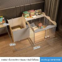 ราคา กรงสุนัขปรับขนาดได้ คอกหมา กรงสุนัข ออกแบบให้มีประตู กรงกระต่าย ที่ว่างใหญ่ แข็งแรง ทนทาน ฟรีชุด DIY ไร้กังวล กรงสุนัขใหญ่ คอกสุนัขพกพา คอกกั้นแมว คอกกระต่าย (24386610841)