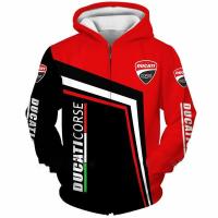 ราคา DUCATI Hoodies Motorcycle Cars Brand 3D Printed Streetwear Men Women Zipper Oversized Sweatshirts Hoodie Tracksuit Jackets Coats (13953300506)