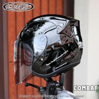 ราคา หมวกกันน็อค Open Face AVEX รุ่น Combat ไซส์ใหญ่ XXL 63 64 cm ชิลล์หน้าสีเทา มาตรฐาน มอก (23293246187)