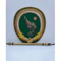 ราคา ตาลปัตรประดิษฐ์งานบวช งานกฐิน งานบุญต่างๆ พร้อมด้ามลายไทย (22327309102)