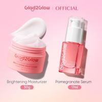 ราคา BAIPORS PICK Glad2Glow Pomegranate Niacinamide Serum เซรั่มทับทิม ไนอะซินาไมด์ พาวเวอร์ ไบรท์ เซรั่มผิวใส เติมความสดใสให้ผิวอย่างล้ำลึก สกินแคร์ (24240376093)