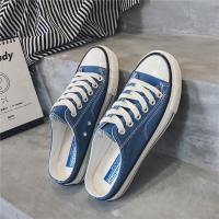 ราคา รองเท้าลำลองบุรุษรองเท้าผ้าใบเปิดส้นสวมใส่สบายรองเท้าส้นเตี้ยสไตล์เกาหลีสำหรับผู้ชาย041203 (21088269994)